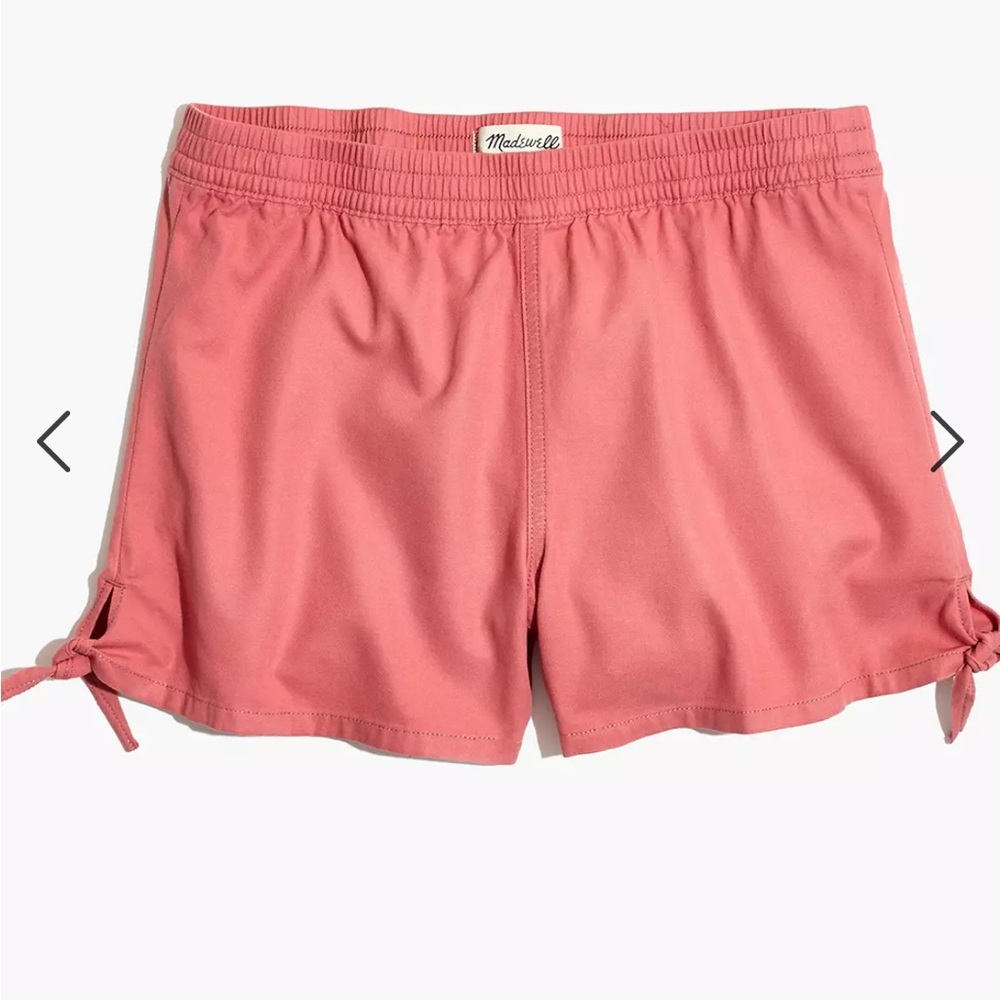 Madewell Pull On Side Tie Shorts